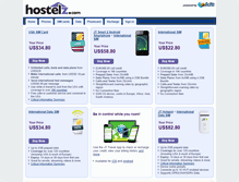 Tablet Screenshot of hostelz.ekit.com