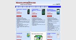 Desktop Screenshot of mayflowertours.ekit.com