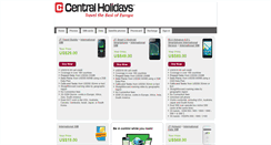 Desktop Screenshot of centralholidays.ekit.com